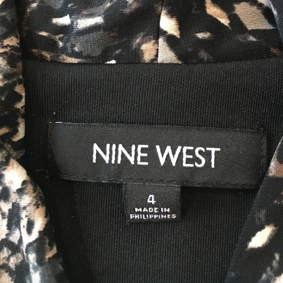 Nine West animal print ‘wrap’ dress Size 4 - Picture 9 of 13